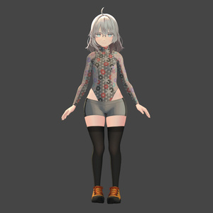 Nemo用標準衣装模様替えギミック付きマテリアルセット「和柄 -Wagara- 紅葉(MOMIJI)」 MA対応 標準色とメニューで切替できます 缩略图 10