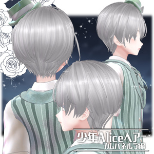 少年Aliceヘアー カムパネルラ編【VRC想定hair】 缩略图 10