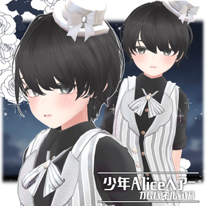 少年Aliceヘアー カムパネルラ編【VRC想定hair】 缩略图 3