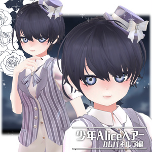 少年Aliceヘアー カムパネルラ編【VRC想定hair】 缩略图 8