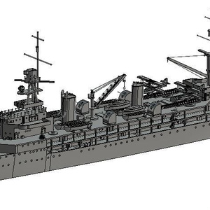 1/700 FN Janne d'Arc / フランス海軍 練習巡洋艦 ジャンヌダルク