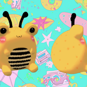 3D Frog Bee prop