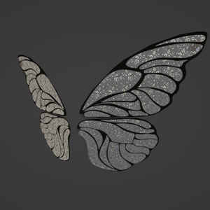 Lace butterfly wings