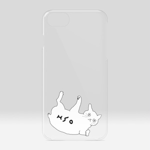 ねこクリアiPhoneケース