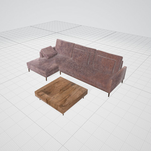 ３dモデル　リビング　イス　ソファ　テーブル　obj