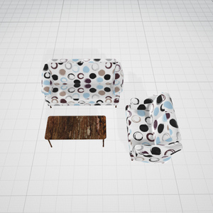 ３dモデル　リビング　イス　ソファ　テーブル　obj
