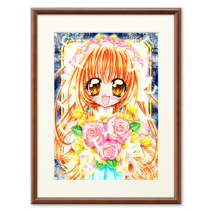 額装付き高精彩複製原画 花冠