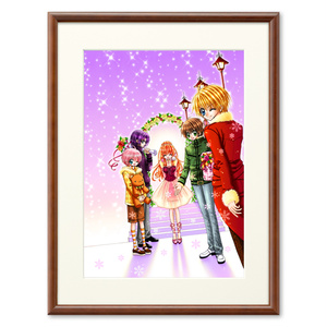 額装付き高精彩複製原画 王子様とホワイトクリスマス