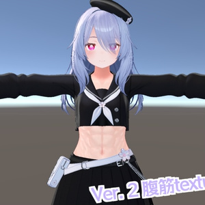 【桔梗ちゃん用】腹筋テクスチャ素材　abs texture 缩略图 3