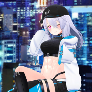 【桔梗ちゃん用】腹筋テクスチャ素材　abs texture