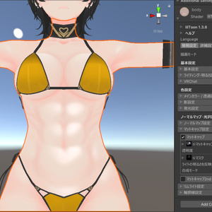 【テレクレアさん用】腹筋テクスチャ素材　abs texture 缩略图 4