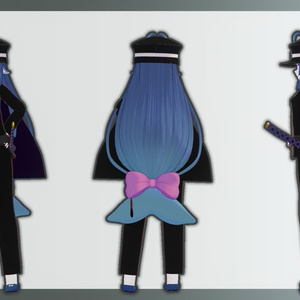 【アノマラボ新共通素体用】大正風学生服【VRC想定】 缩略图 12