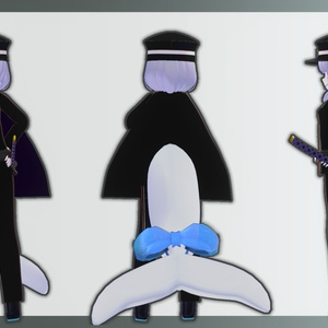 【アノマラボ新共通素体用】大正風学生服【VRC想定】 缩略图 8
