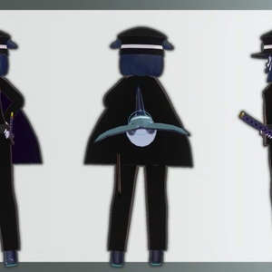 【アノマラボ新共通素体用】大正風学生服【VRC想定】 缩略图 6