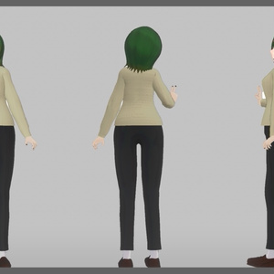 【オリジナル3Dモデル】実験体弐号「PI-el」【VRC想定】 缩略图 6