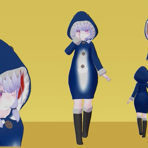 【アノマラボ新共通素体用】サメパジャマ【VRC想定】 缩略图 2
