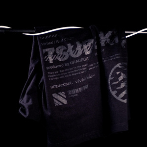 "TSUDUKI" Tee with vividcolor × urauecast.