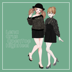 Lena Grus専用 オープントゥハイヒール 