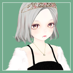 【VRChat向け】トルコ国旗モチーフネックレス