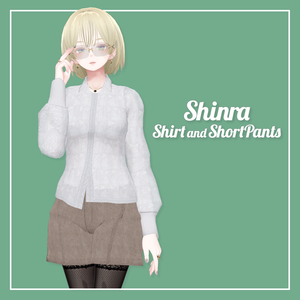 【VRChat】森羅専用 シャツ&ショートパンツ（MA対応）