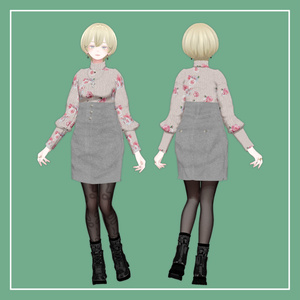 【VRChat】森羅専用 コートセット（MA対応） 缩略图 5