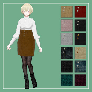 【VRChat】森羅専用 コートセット（MA対応） 缩略图 8