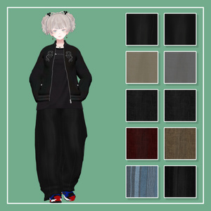 【VRChat】森羅専用 ワイドパンツ（MA対応） 缩略图 3