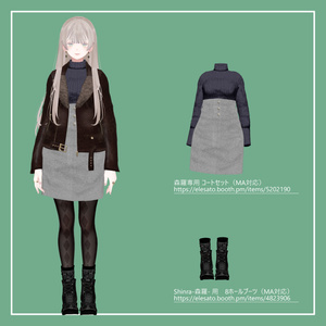 【VRChat】森羅専用 Riders Jacket Set（MA対応） 缩略图 7