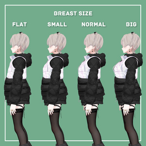【VRChat】森羅専用 DownBest＆DownSweat（MA対応） 缩略图 2