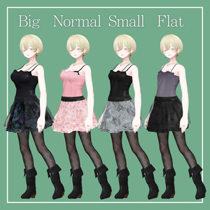 【VRChat】森羅専用 Chiffon Mini Skirt（MA対応） 缩略图 5