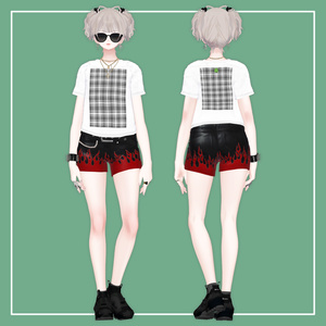 【VRChat】森羅専用 Tシャツ（MA対応） 缩略图 3