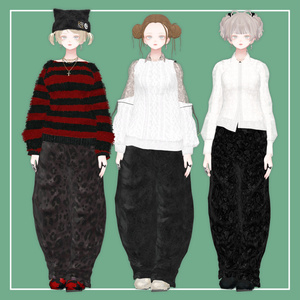 【VRChat】森羅専用 WidePants 2.0（MA対応） 缩略图 3