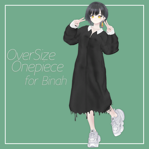 【VRChat】ビナア<Binah>専用 OverSize Onepiece（MA対応）
