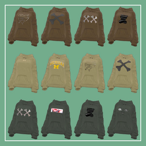 【VRChat】森羅専用 Hoodie ver2024（MA対応） 缩略图 8