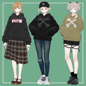 【VRChat】森羅専用 Hoodie ver2024（MA対応） 缩略图 3