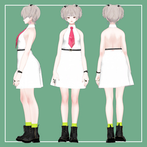 【VRChat】森羅専用 ホルターネック ワンピース（MA対応） 缩略图 2