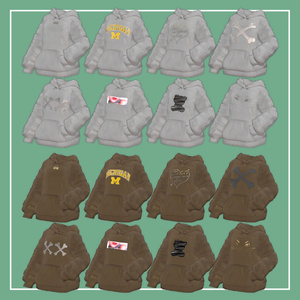 【VRChat】Marycia専用 Hoodie（MA対応） 缩略图 5