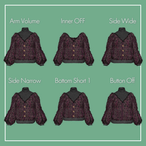 【VRChat】Marycia専用 Knit Tops（MA対応） 缩略图 3