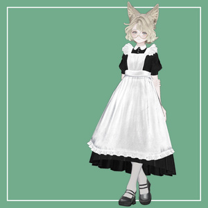 【VRChat】Marycia専用 クラシカルメイド服（MA対応） 缩略图 3