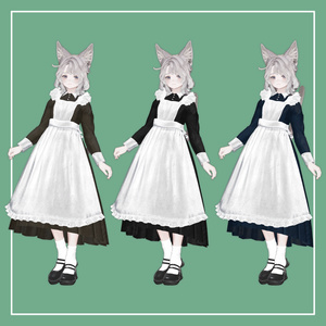 【VRChat】Marycia専用 クラシカルメイド服（MA対応） 缩略图 5