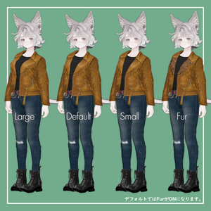 【VRChat】Marycia専用 Riders Jacket（MA対応） 缩略图 2