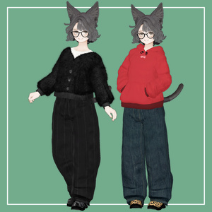 【VRChat】Marycia専用 WidePants（MA対応） 缩略图 4