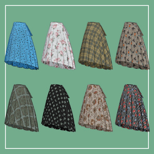 【VRChat】Marycia専用 Long Skirt（MA対応） 缩略图 3