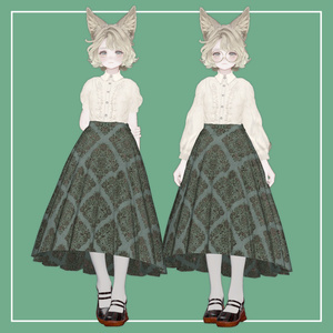 【VRChat】Marycia専用 LongSkirt専用ブラウス（MA対応） 缩略图 10