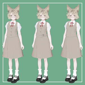 【VRChat】Marycia専用 ブラウス対応 制服キット（MA対応） 缩略图 3