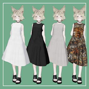 【VRChat】Marycia専用 ノースリーブワンピース（MA対応） 缩略图 3