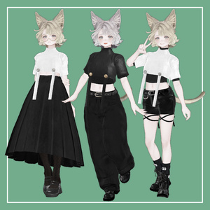 【VRChat】Marycia専用 HalfAppendTops（MA対応） 缩略图 5