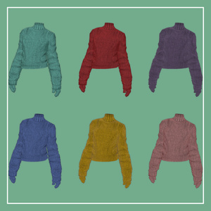 【VRChat】Marycia専用 LongSleeve Knit（MA対応） 缩略图 3