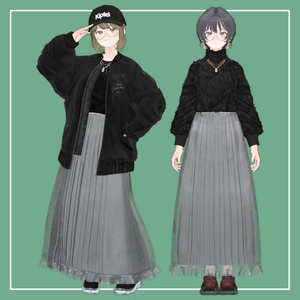 【VRChat】Lowtus専用　Airy LongSkirt（MA対応） 缩略图 7