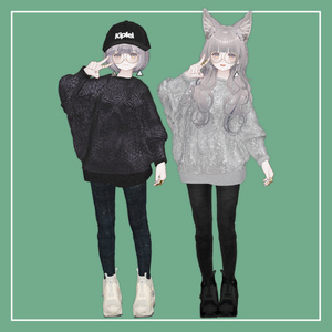 【VRChat】Marycia専用 DolmanSleeve（＋Shirt）（MA対応） 缩略图 5